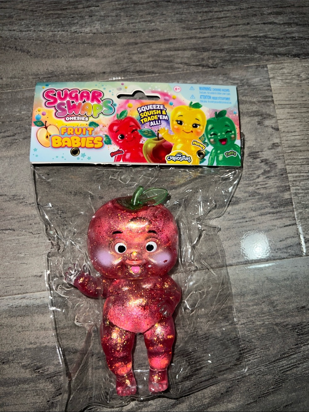 Sugar Swaps Fruit Babies Red Glitter Apple Doll